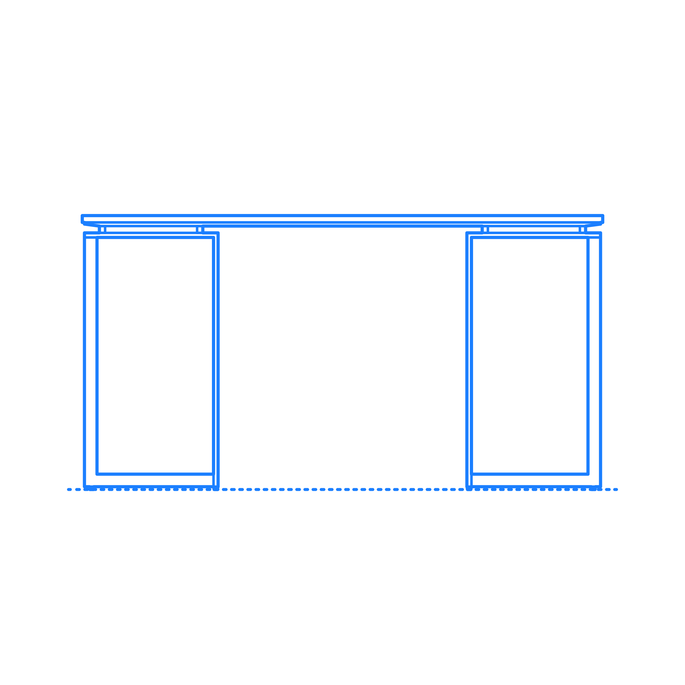 Furniture Desks Fullerton Modular Desk Outline Svg File Free Vectors